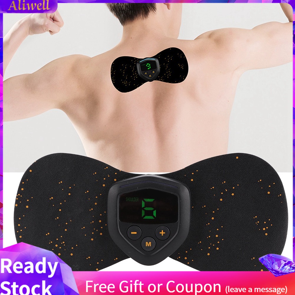 Mini Electric Neck Cervical Massager Multi Functional Shoulder Waist Arm Leg Massage Pad 4159