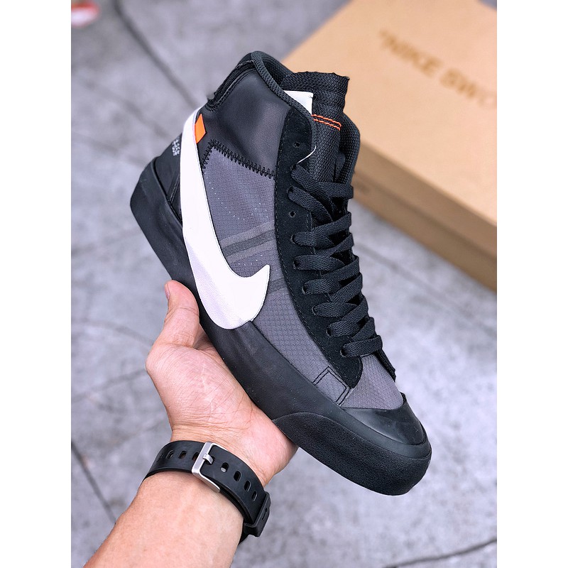 nike blazer black off white