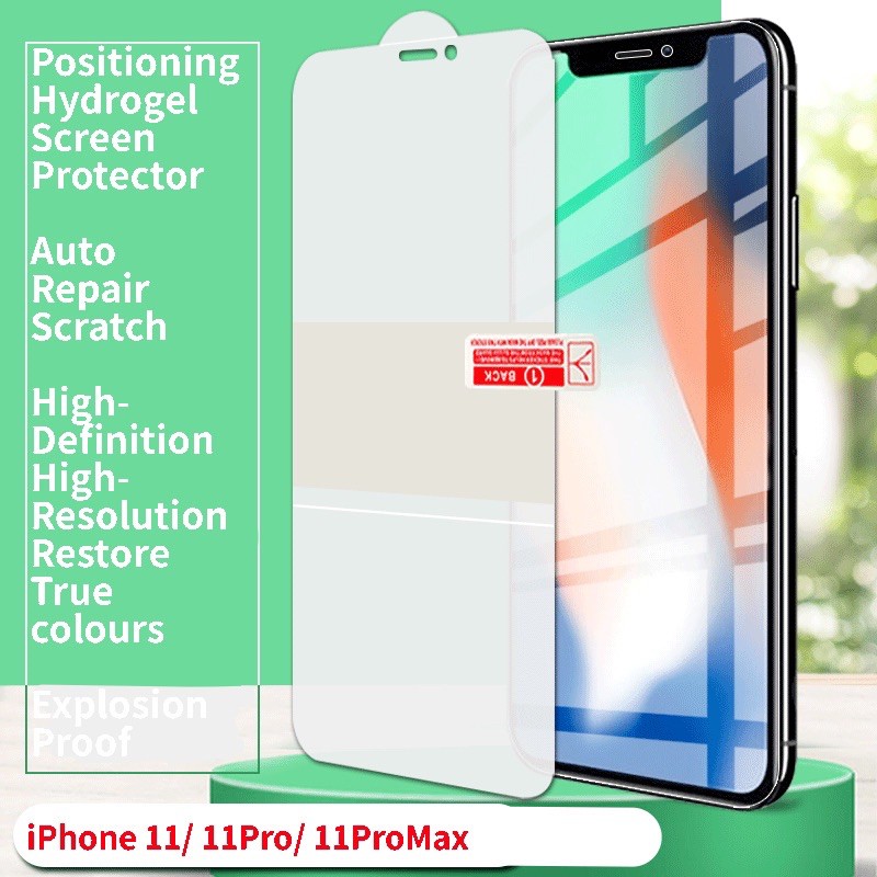 Front Back Iphone 11 Pro Promax Screen Protector Hydrogel Ultra Clear Better Than Tempered Glass Shopee Singapore