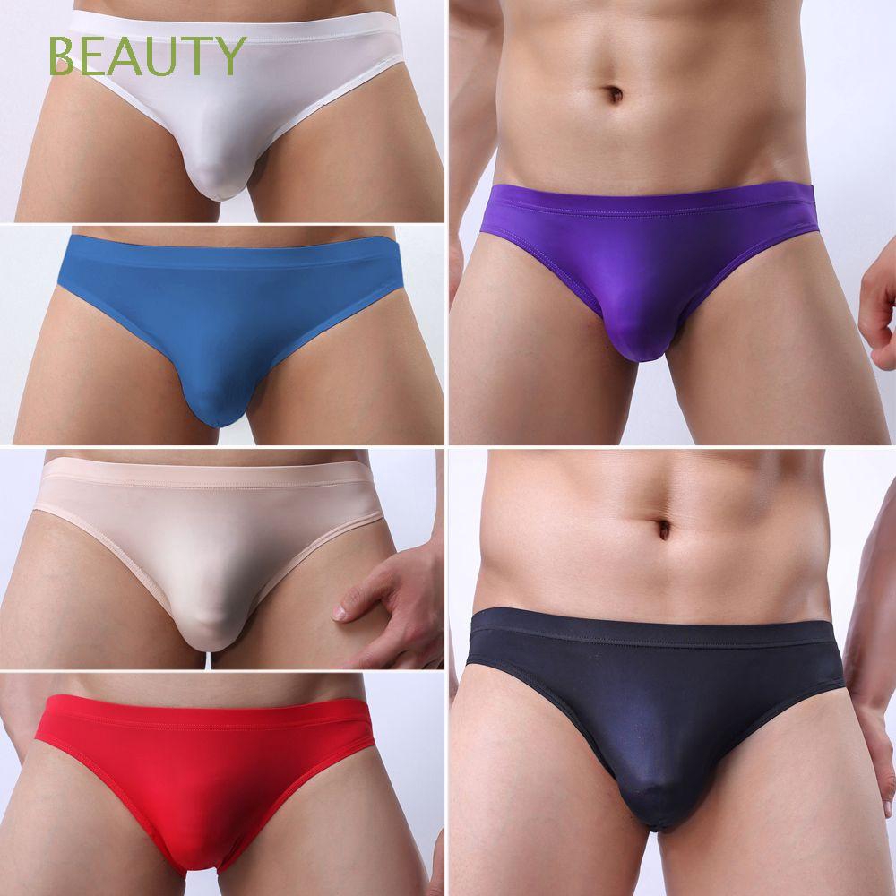 Summer Smooth Low Waist Sheer Pouch Seamless Men Underwear Shopee