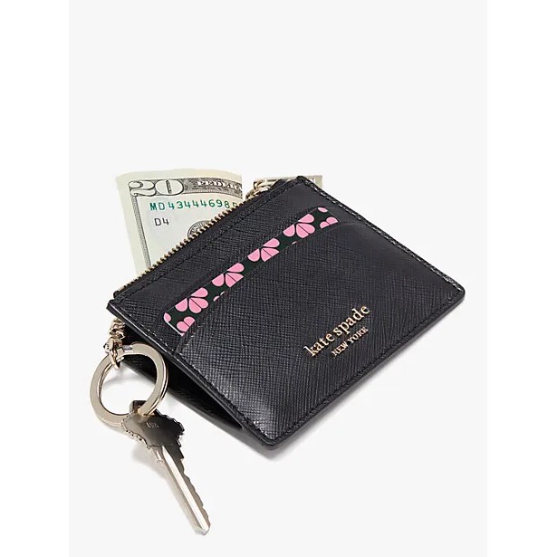 Kate Spade Burgess Court Lalena Card Coin Holder Case With Keychain (Color  Is Sold Out Worldwide!), Women's Fashion, Bags Wallets, Wallets Card Holders  On Carousell 