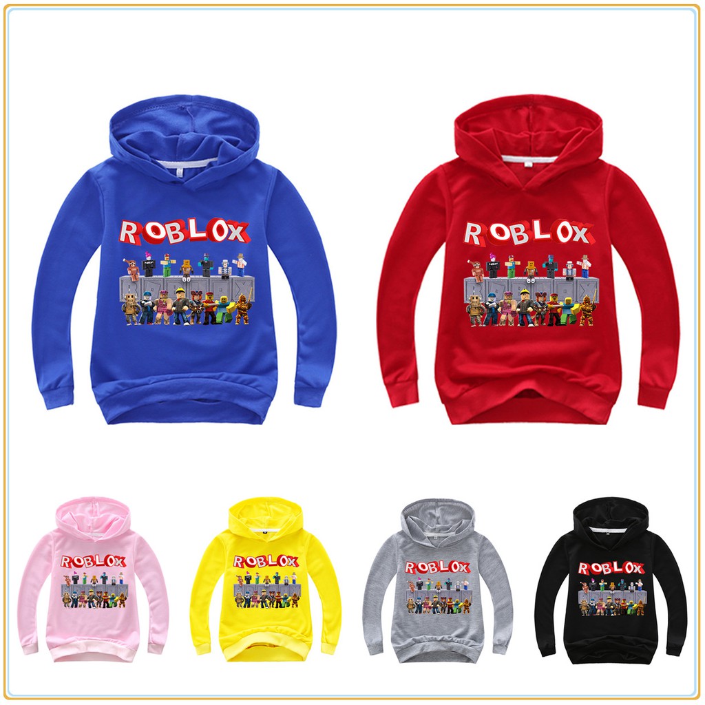 Kids Clothes Shoes Accs Roblox Girls Boys Cartoon Hooded Tops T Shirt Kids Hoodie Casual Clothes Costume Clothes Shoes Accessories Vishawatch Com - roblox medieval grey shirt