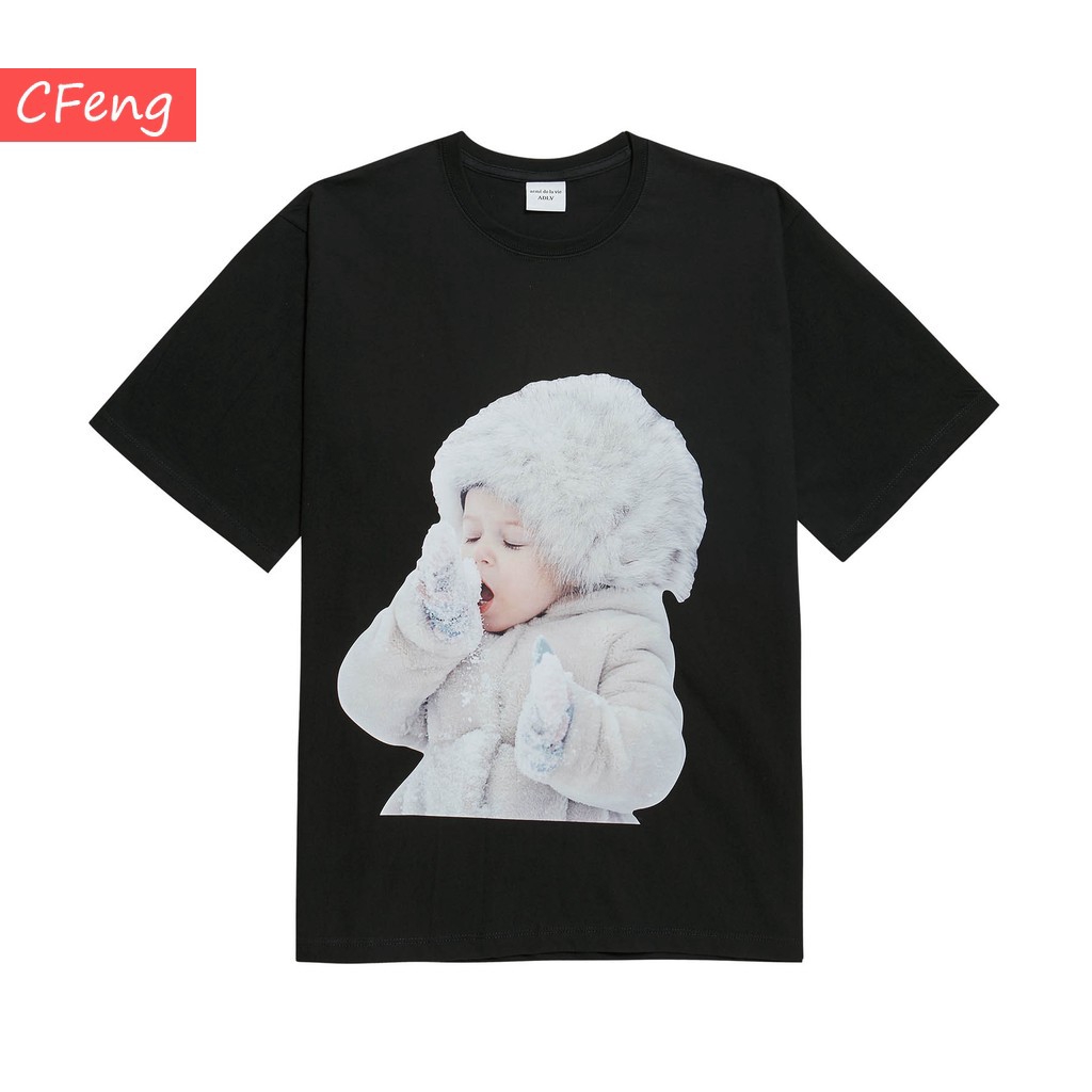 Acme De La Vie Adlv T Shirt Graphic Black Snow Shopee Singapore
