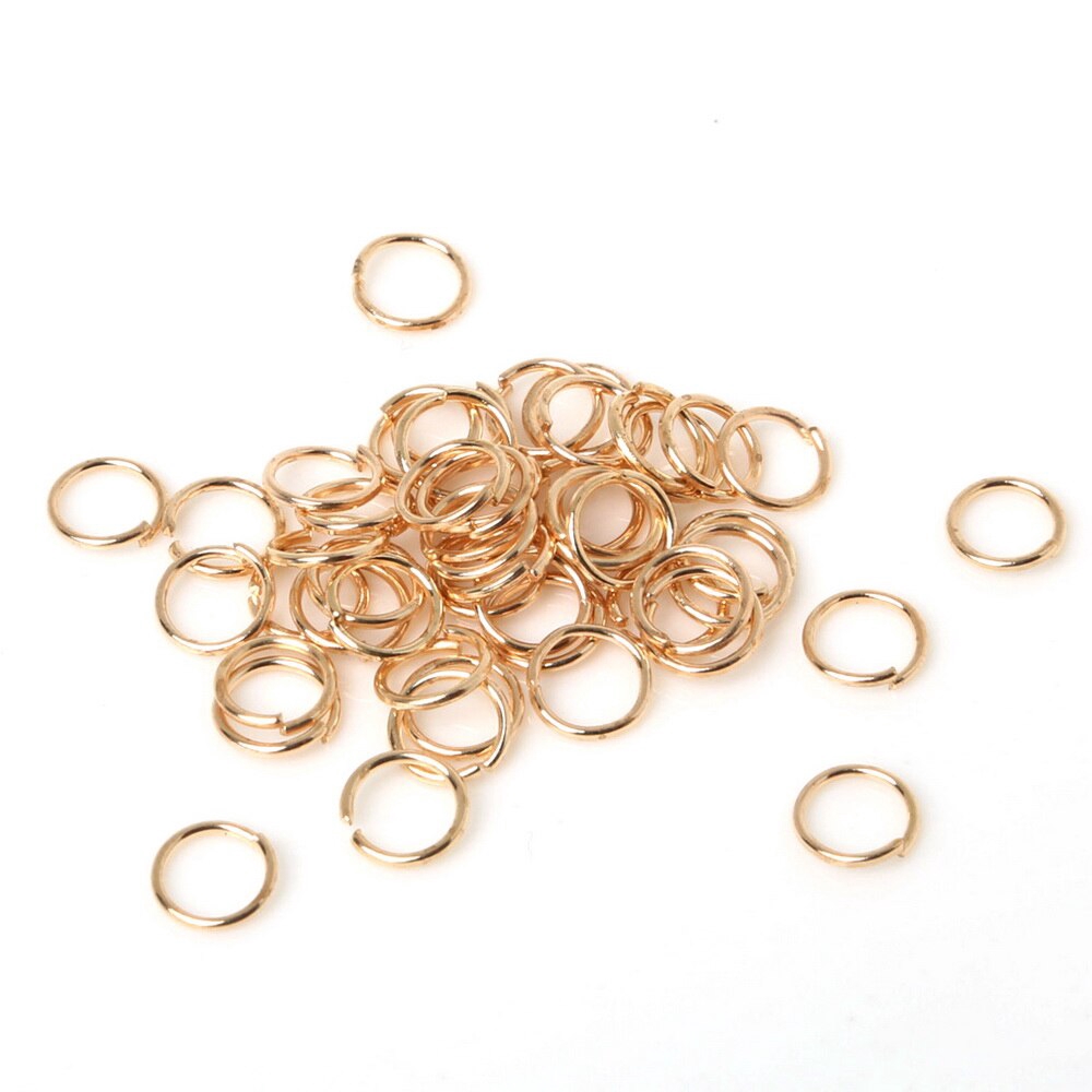 0 5x3mm 20g 0 5x5mm 20g 0 8x7mm 20g Rose Gold Color Alloy Single Loops Open Jump Rings Split Rings Jewelry Diy Shopee Singapore