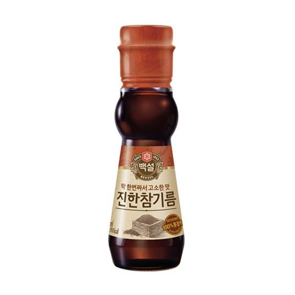 Cj Beksul Sesame Oil 110ml [korean] Shopee Singapore