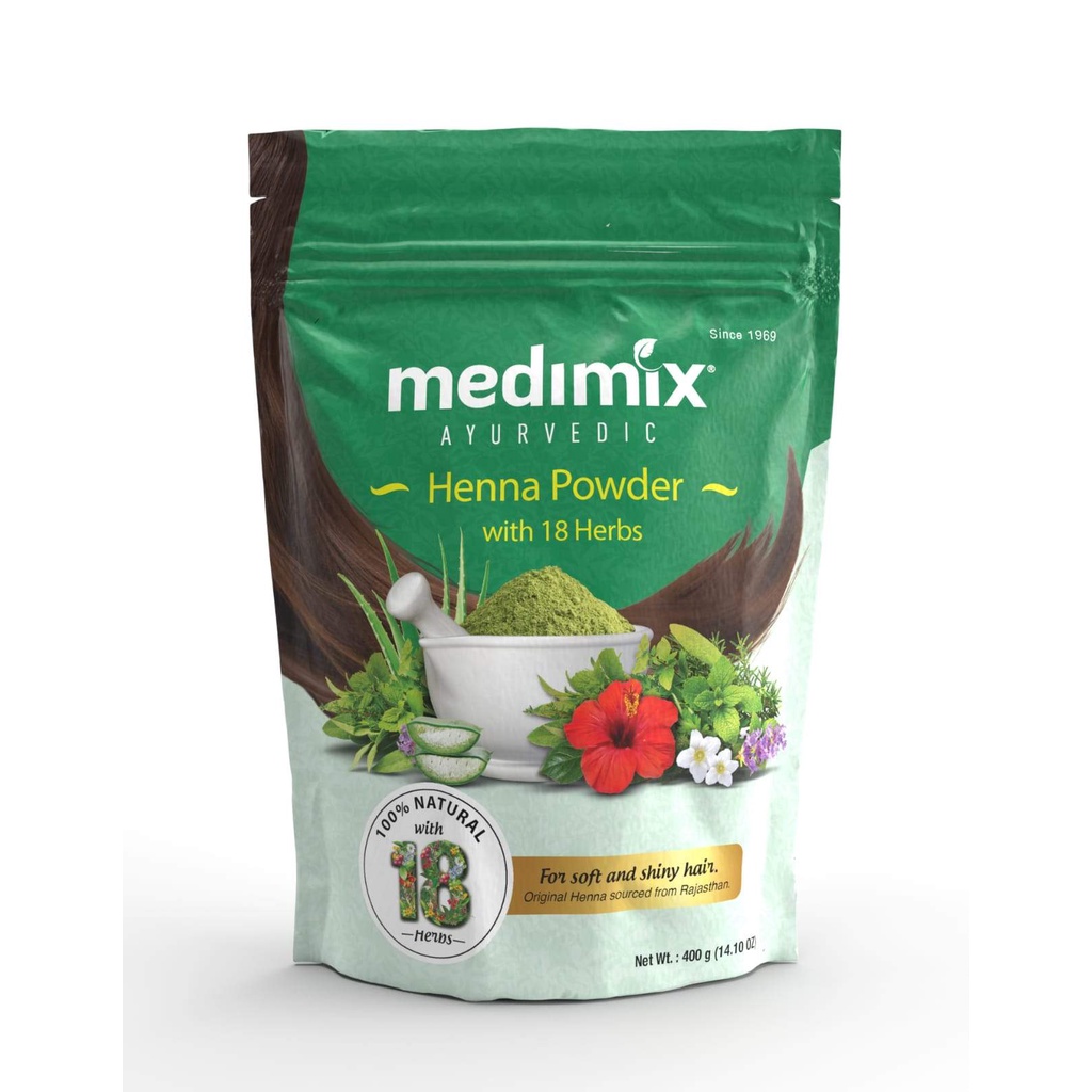Medimix Ayurvedic Henna Powder With 18 Herbs 400g Shopee Singapore