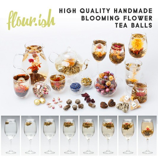 🌸Flower Blooming Tea 【 Set of 10 tea balls 】 Shopee Singapore