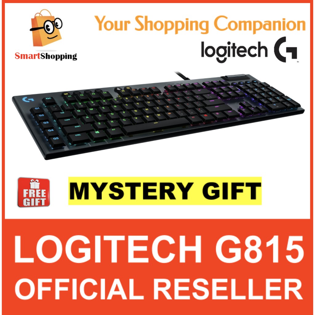 Logitech G815 Mechanical Gaming Wired Keyboard Tactile Linear Clicky 2