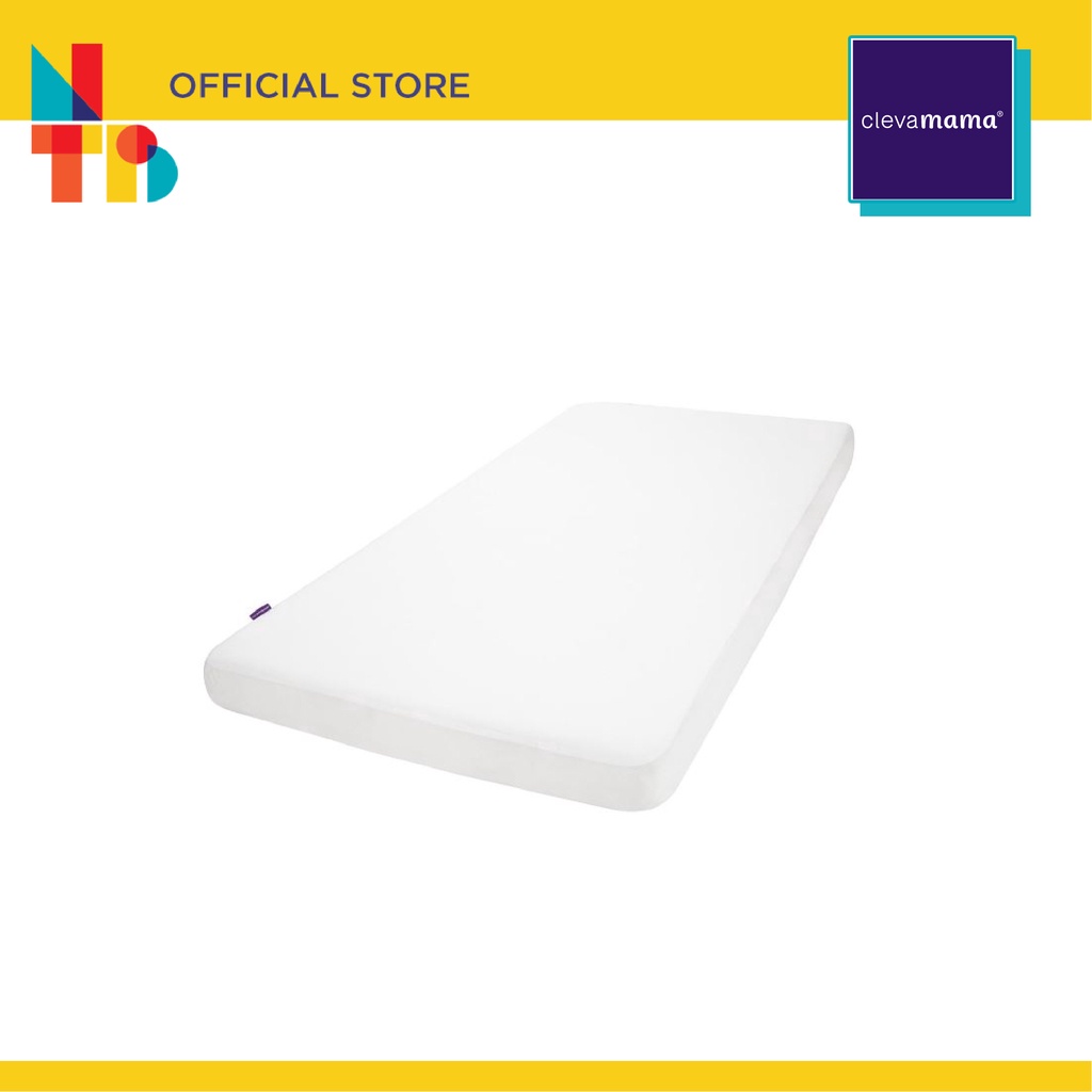 [Not Too Big] Clevamama Tencel Fitted Waterproof Mattress Protector Cot