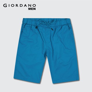 Image of Giordano Men Solid Drawstring Shorts