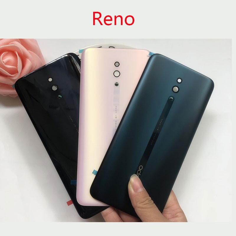 New 6 4 Inch For Oppo Reno Back Battery Cover Door Housing Case Rear Glass Lens Parts Replacement Shopee Singapore