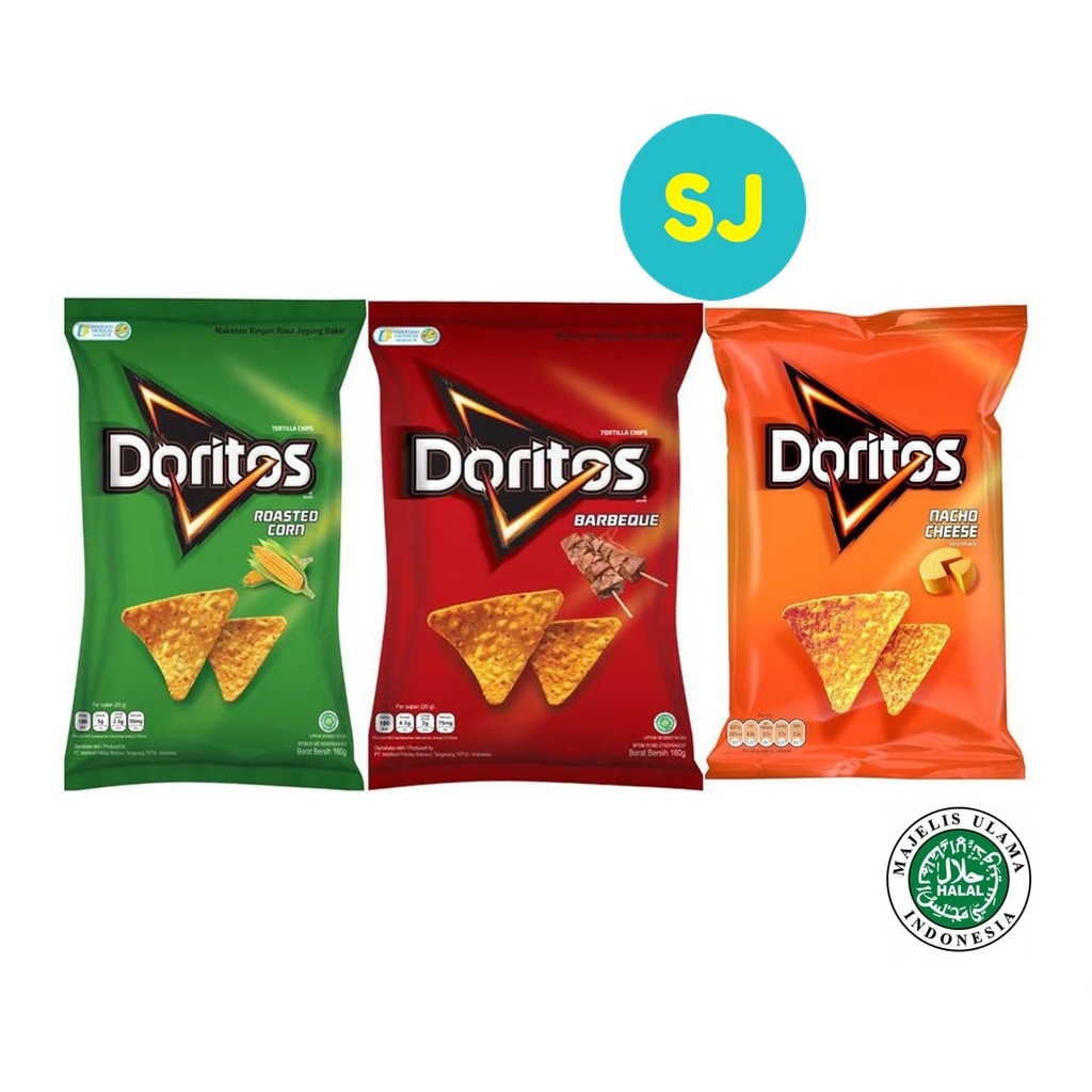 Doritos Tortilla Chips Snacks 55g (Roasted Corn / BBQ) [Halal] Shopee