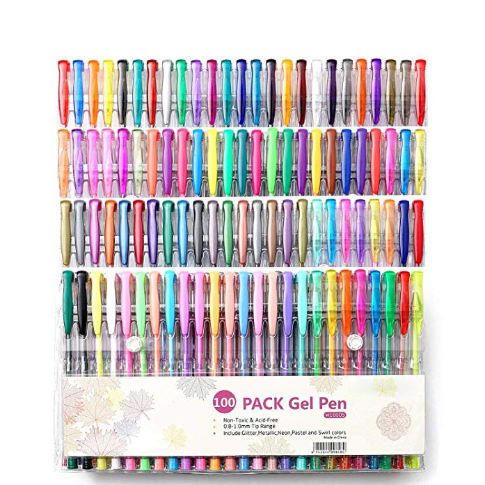 glitter gel pens for coloring