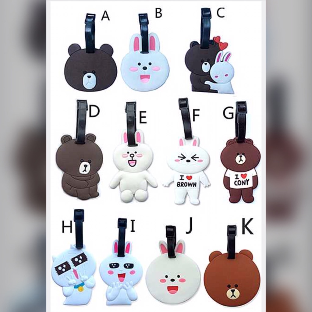 line luggage tag