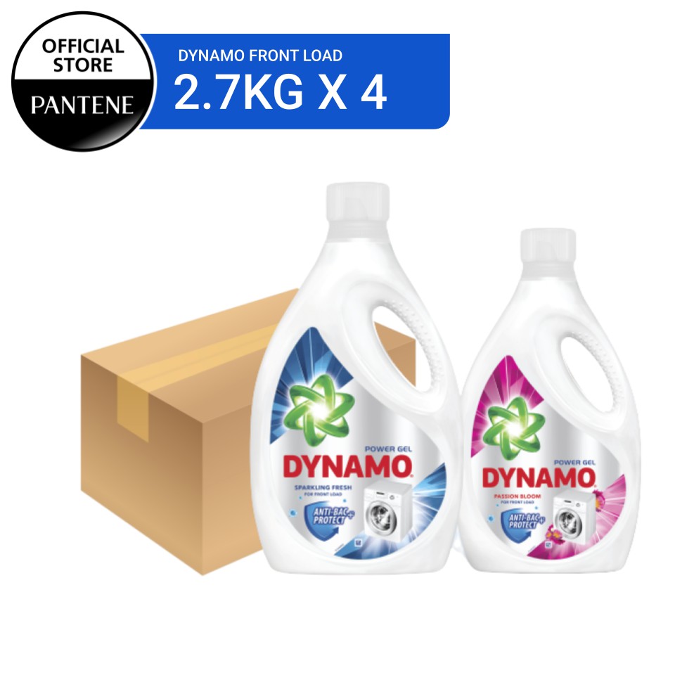 Bundle Of 4 Dynamo Power Gel Concentrated Liquid Detergent Sparkling Fresh Passion Bloom 2 7kg Shopee Singapore