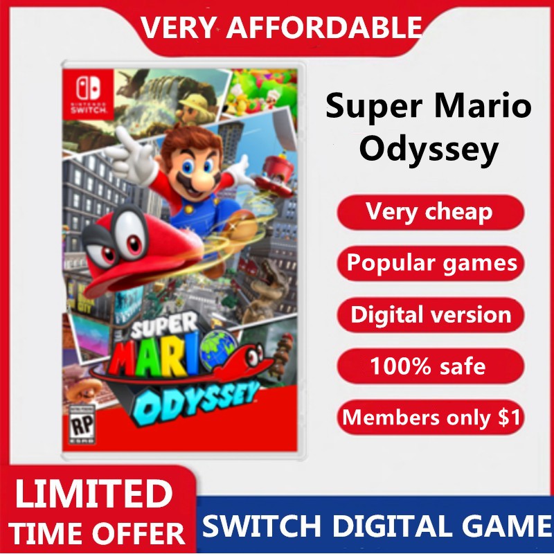 super mario odyssey digital