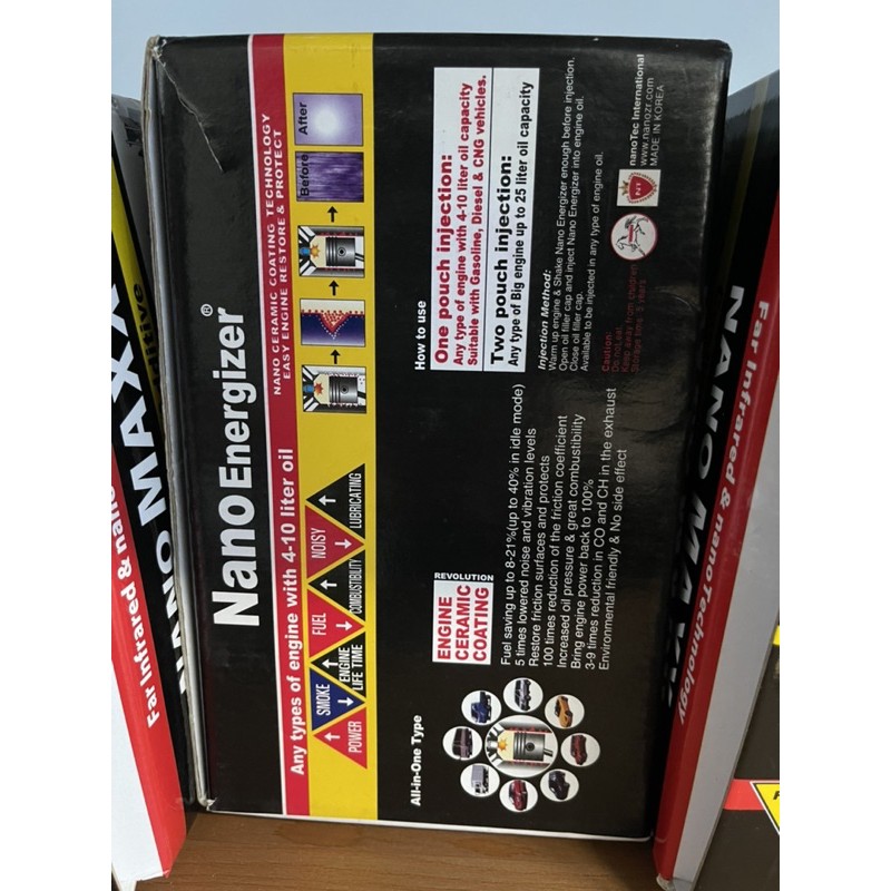 Nano Energizer Original Import From Korea With Addition Free 2 X 150ml Petrol Power Additive Shopee Singapore