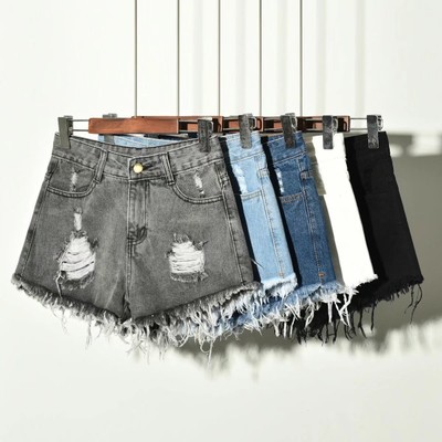 oversized denim shorts womens