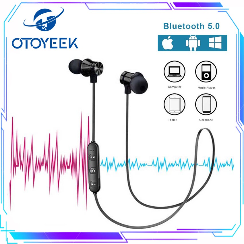 bluetooth headphones in ear with mic