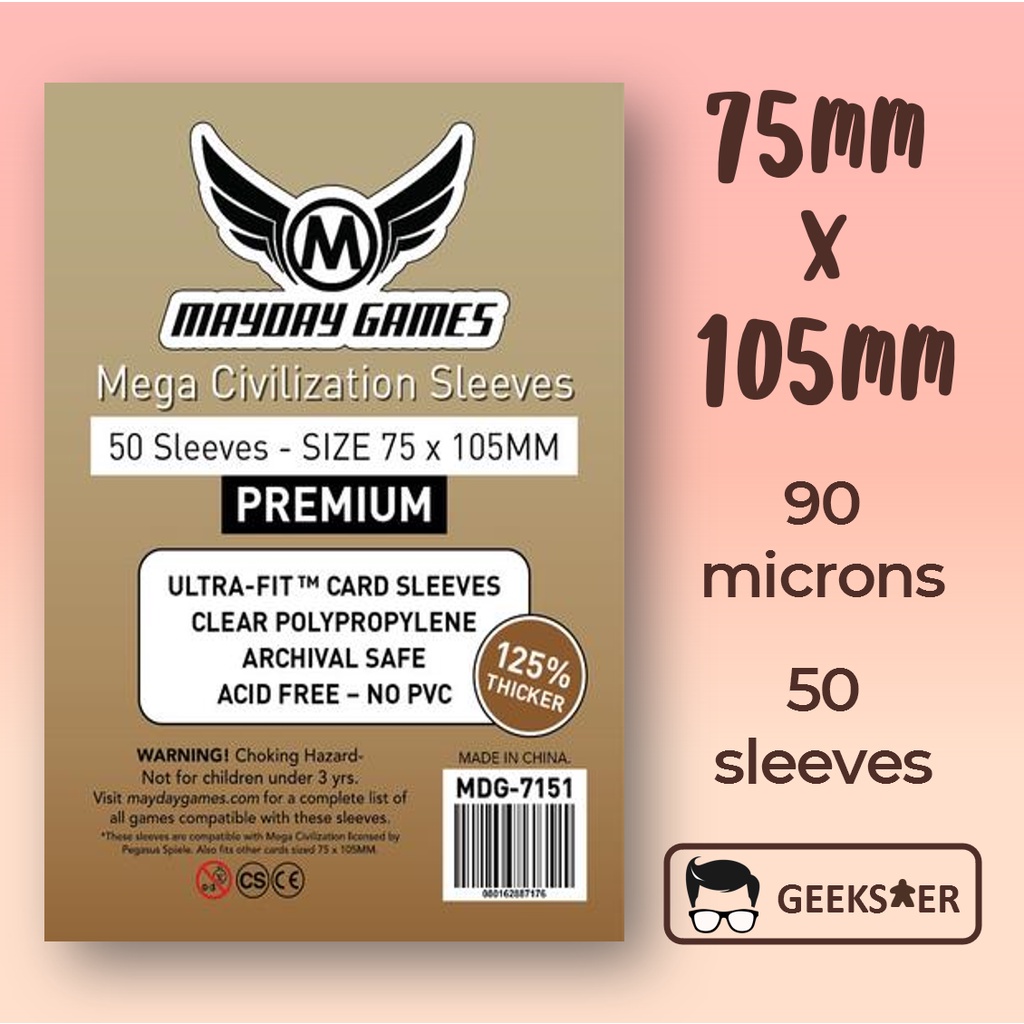 [75 X 105mm] 7151 Mayday Premium "Mega Civilization" [Mayday Sleeves