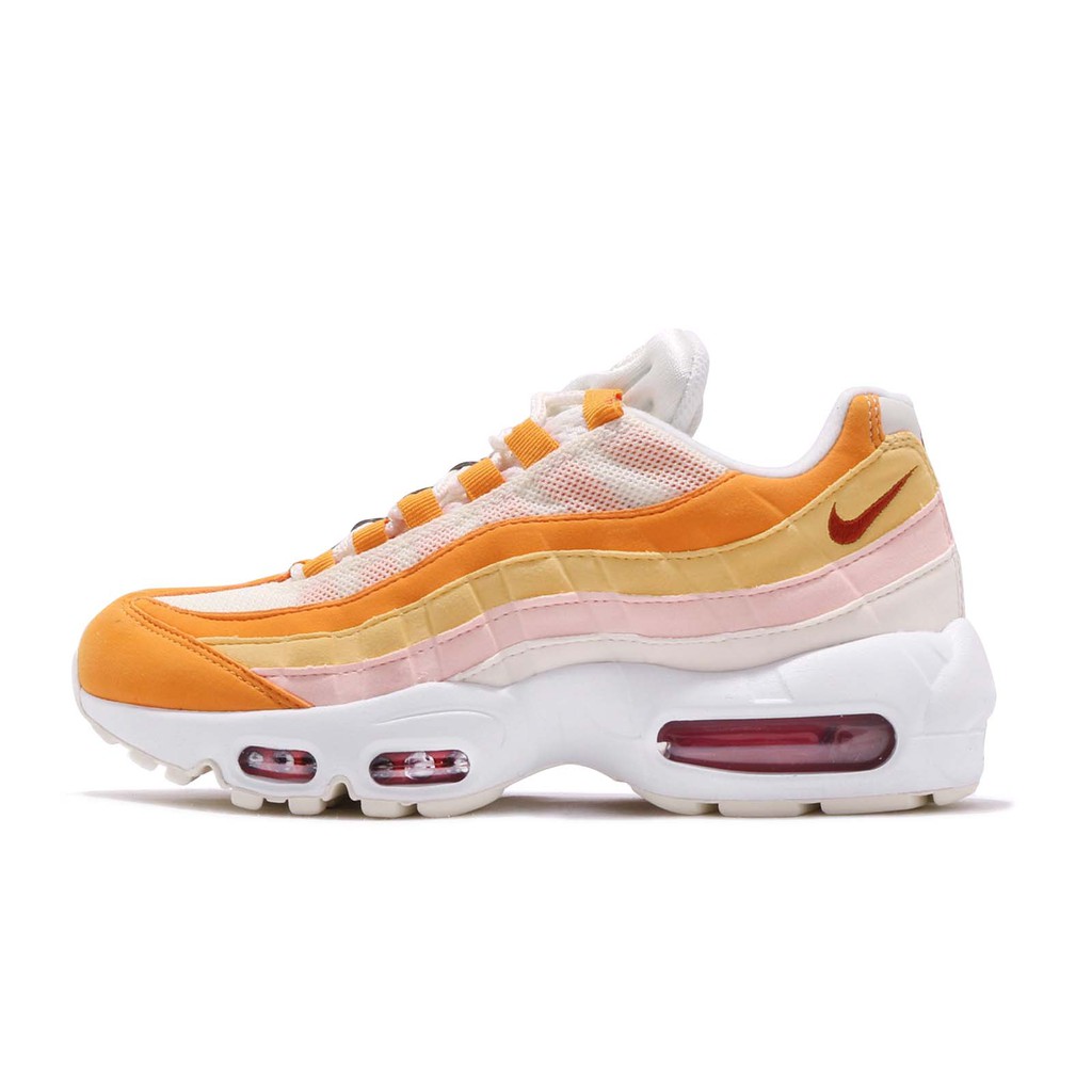 pink and orange air max 95