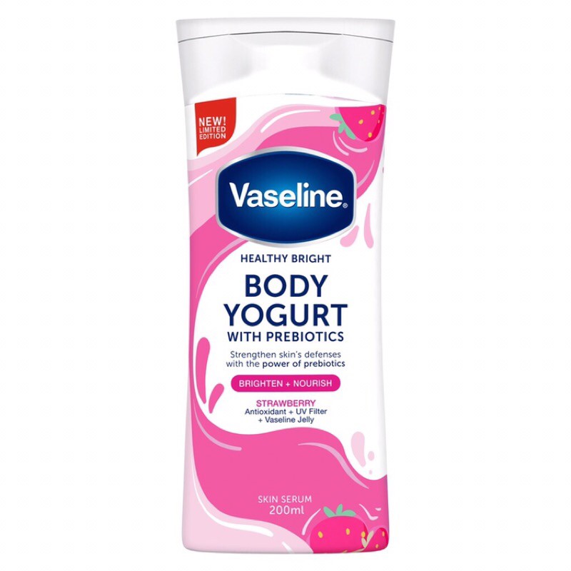 Vaseline Healthy Bright Body Yogurt Prebiotics Plete All Variants Of Strawberry Blueberry Peach Singapore