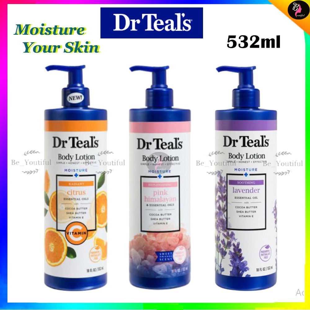 dr teal's body lotion shea butter