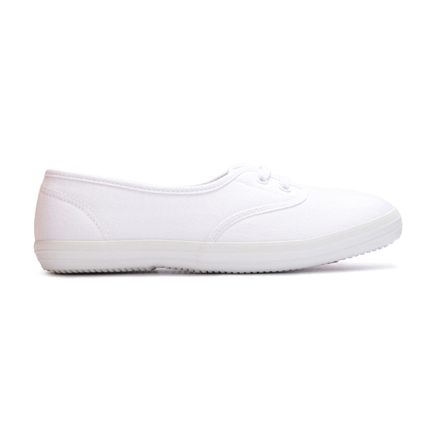 ladies white canvas shoes