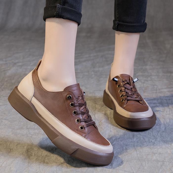 2022 new autumn and winter retro casual single shoes women's flat soft ...