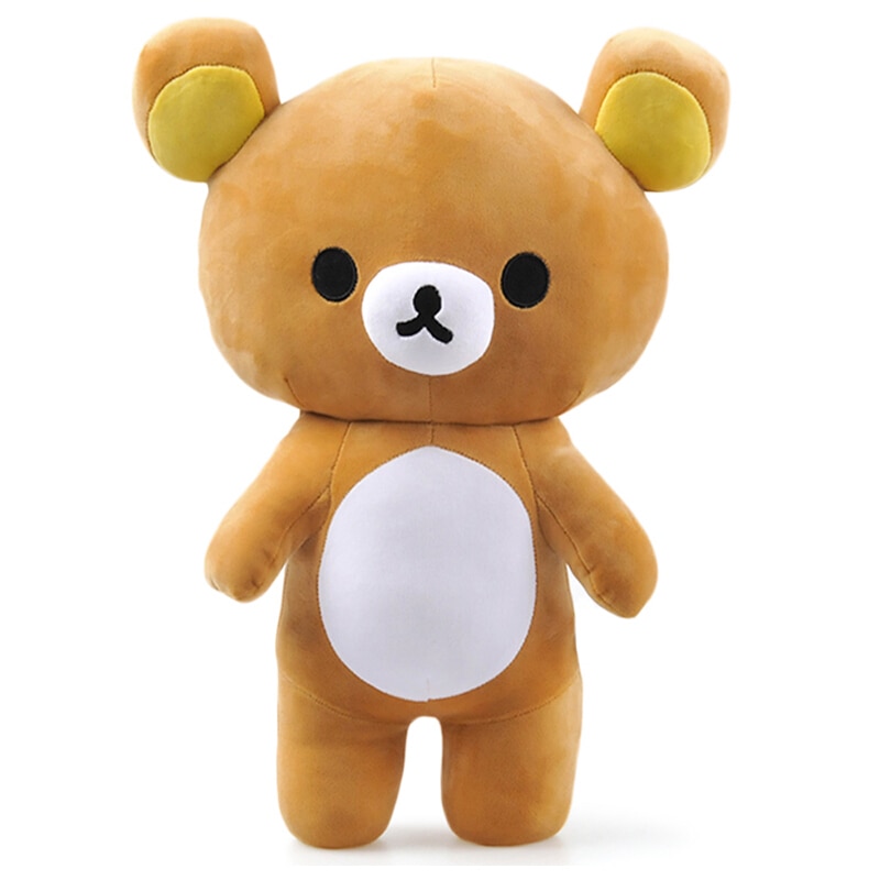 Kawaii rilakkuma Couple cartoon character Plush toy soft animal Brown bear  stuffed doll For girlfriend Nice gift | Shopee Singapore