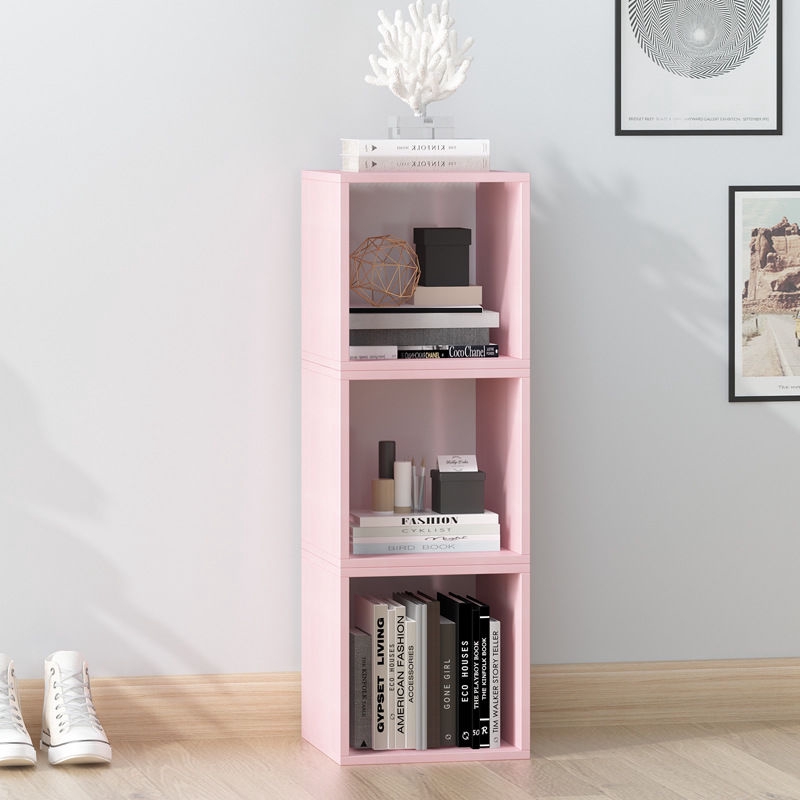 Simple Bookshelf Single Bookcase Locker Free Combination Cabinet Floor Locker Collection Cabinet Bookcase Small Bookshelf Shopee Singapore