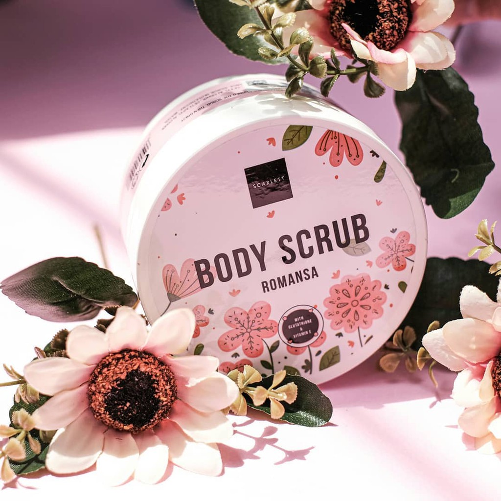 Body Scrub Scarlett Whitening Scanlett Scroll Body Romansa And Pome Pomegrante Shopee Singapore