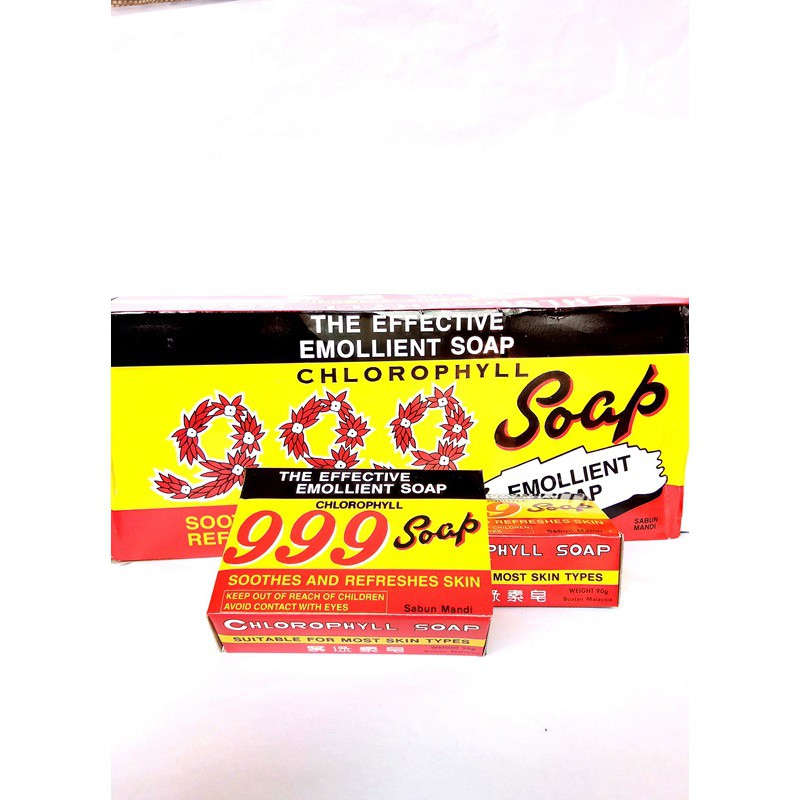 999 Chlorophyll Soap 90g X 12s Soap For Itching Shopee Singapore