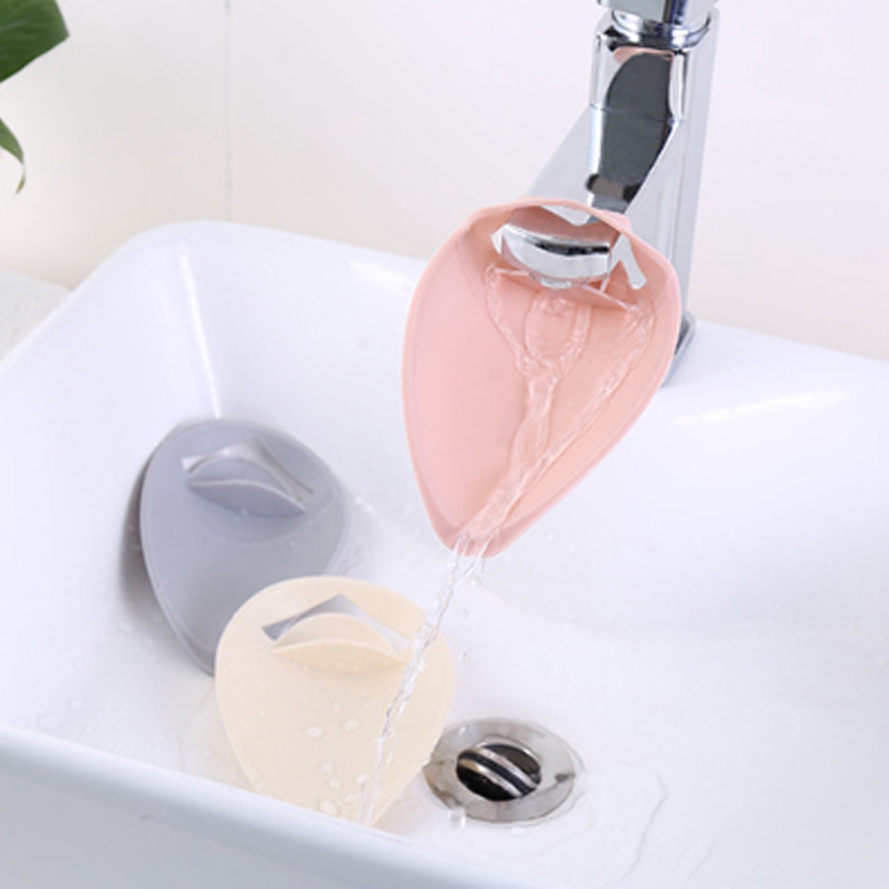 Bathroom Faucet Extender Children Hands Washing Splash Proof Bath
