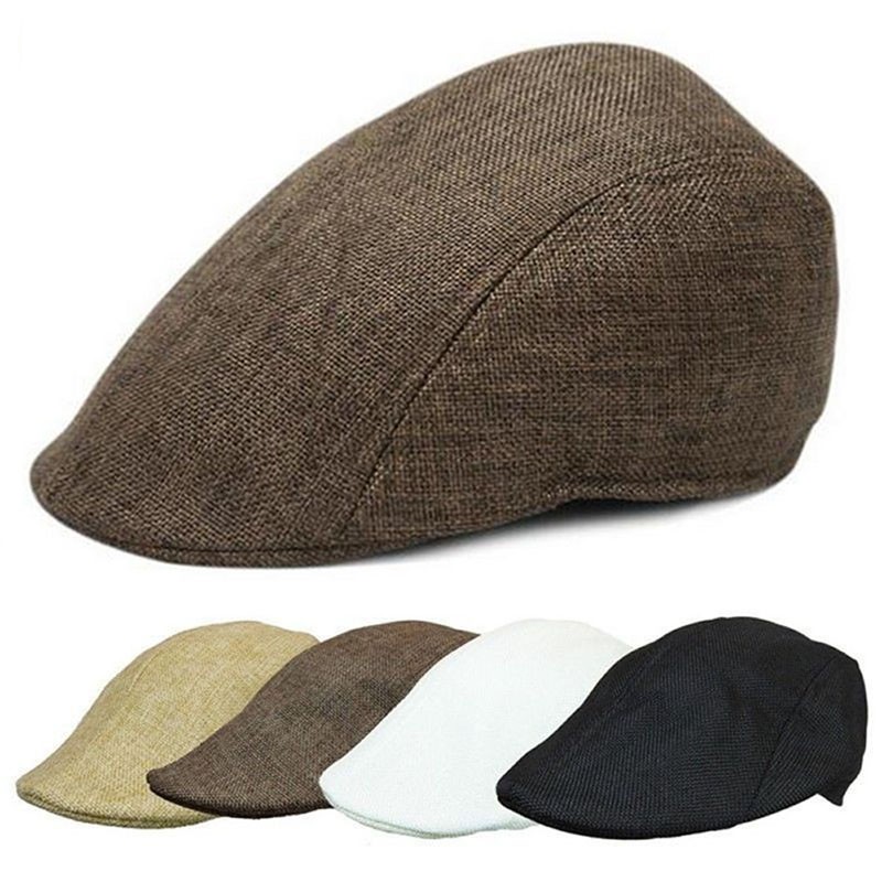 herringbone duckbill ivy hat classic wool cap golf newsboy