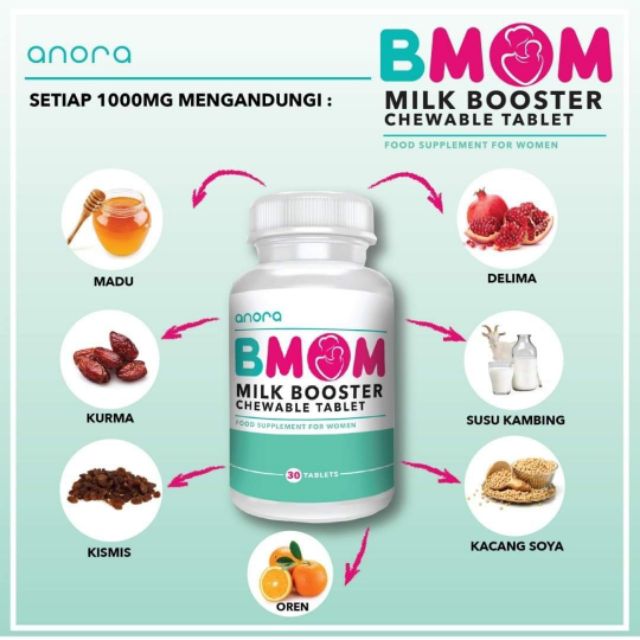 Bmom Milk Booster Tambah Susu Ready Stock Shopee Singapore