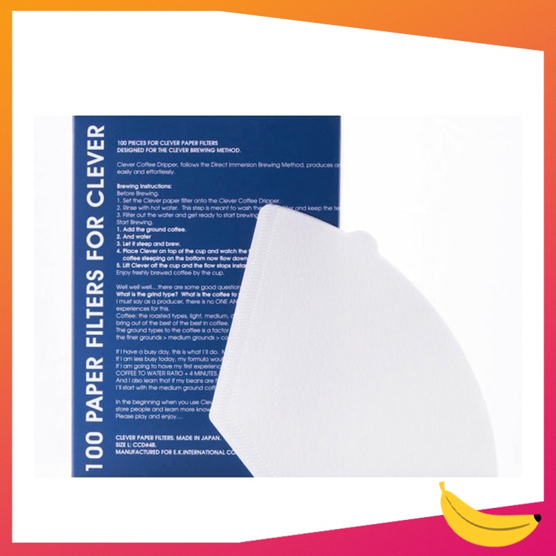 [Ready Stock SG Authorized Seller] Clever Dripper (S) Paper Filters