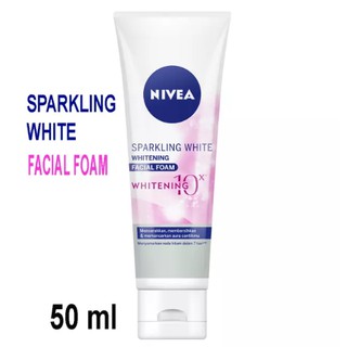 nivea sparkling white whitening foam