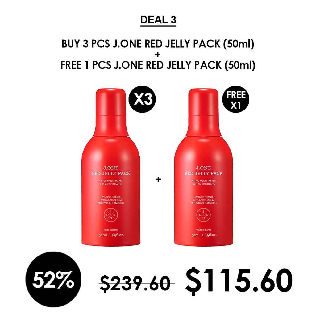 J One Red Jelly Pack 50ml Cocomo Shopee Singapore