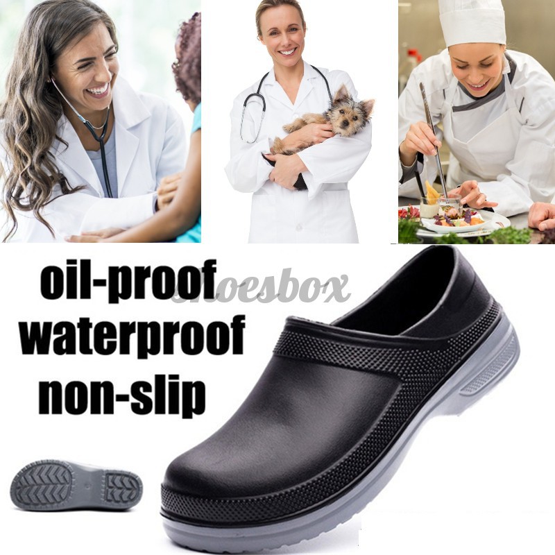 AtreGo Women Nursing ~l Chef Slip On Loafer Non-Slip Waterproof Clogs Shoes #