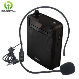 Basspal K300 Portable Loud Speaker Mini Voice Amplifier Microphone With USB TF Card FM Radio for Teacher Presenter Tour Guide