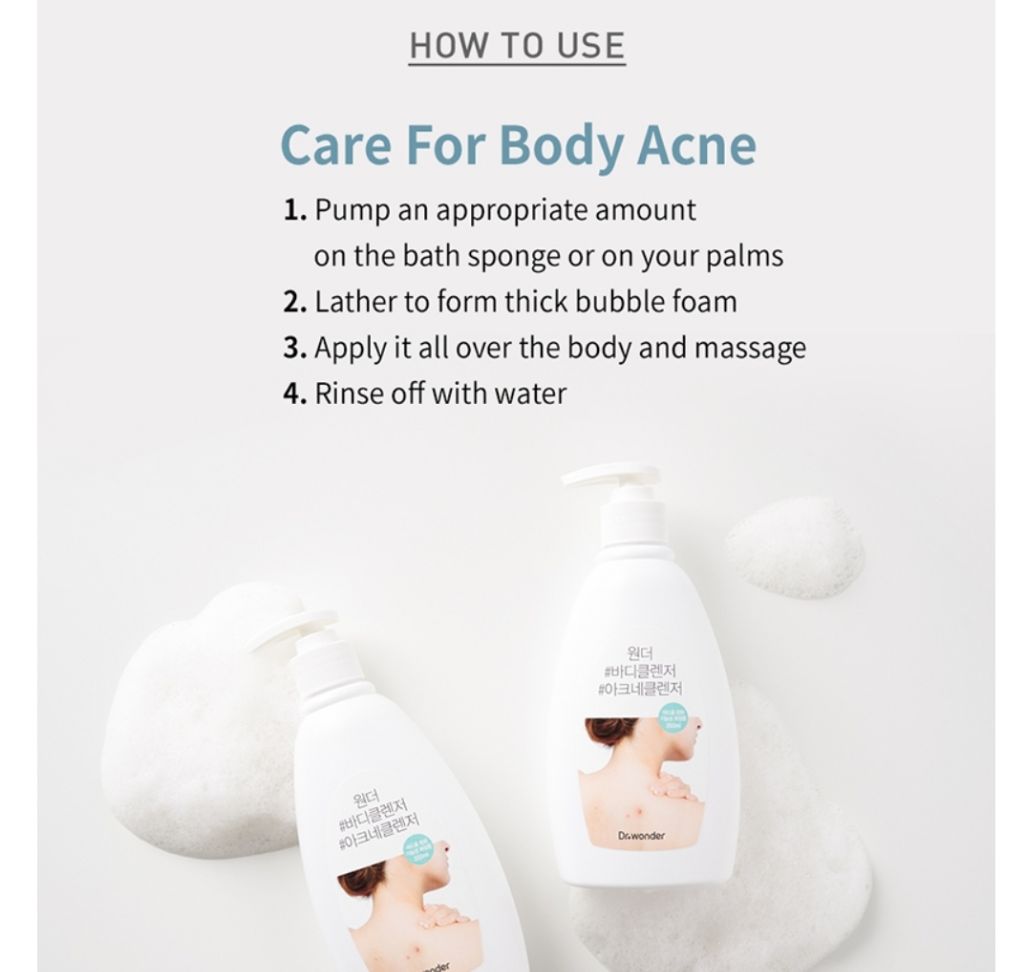 Dr Wonder Acne Cleanser Body Acne Shopee Singapore
