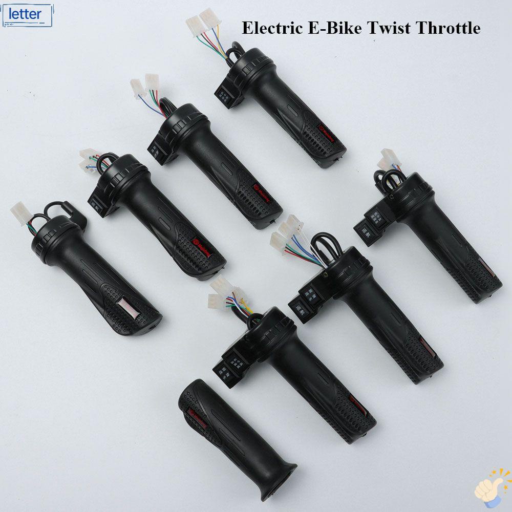 [LET] Black EBike Twist Throttle Universal Electric Scooter Parts