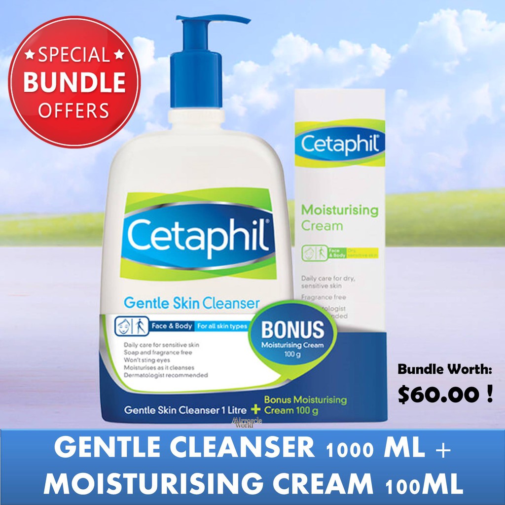 cetaphil cleanser and moisturizer combo