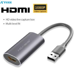 ✔✔ USB 2.0 HDMI Game Capture Card 1080P placa de video Reliable streaming Adapter For Live Broadcasts Video Recording 【Yuee】