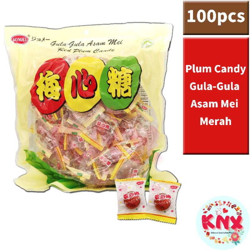 Shop Malaysia Plum Candy Sugar Sugar Mei 100 Pcs Shopee Singapore