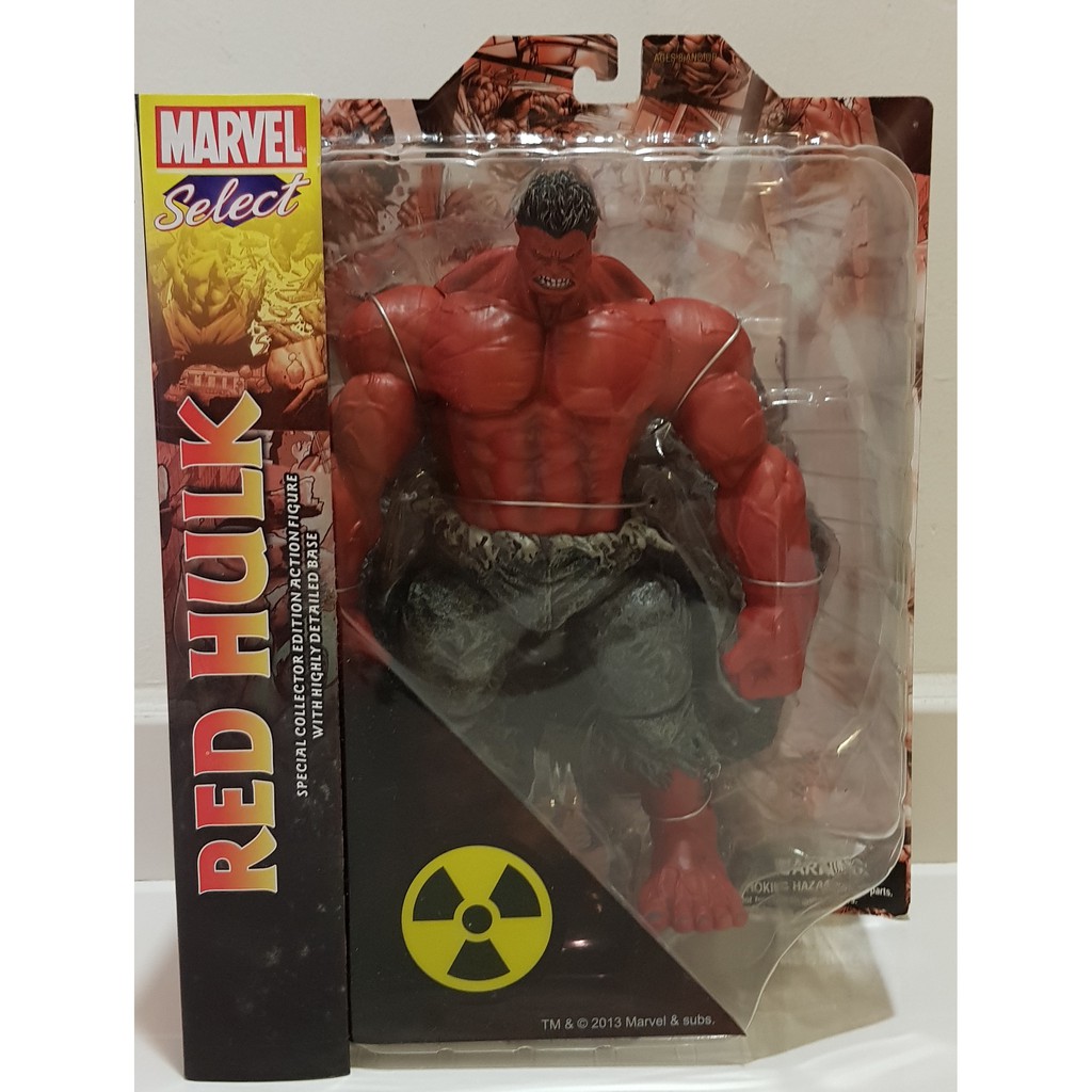 red incredible hulk toy