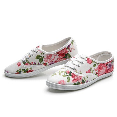 floral casual shoes