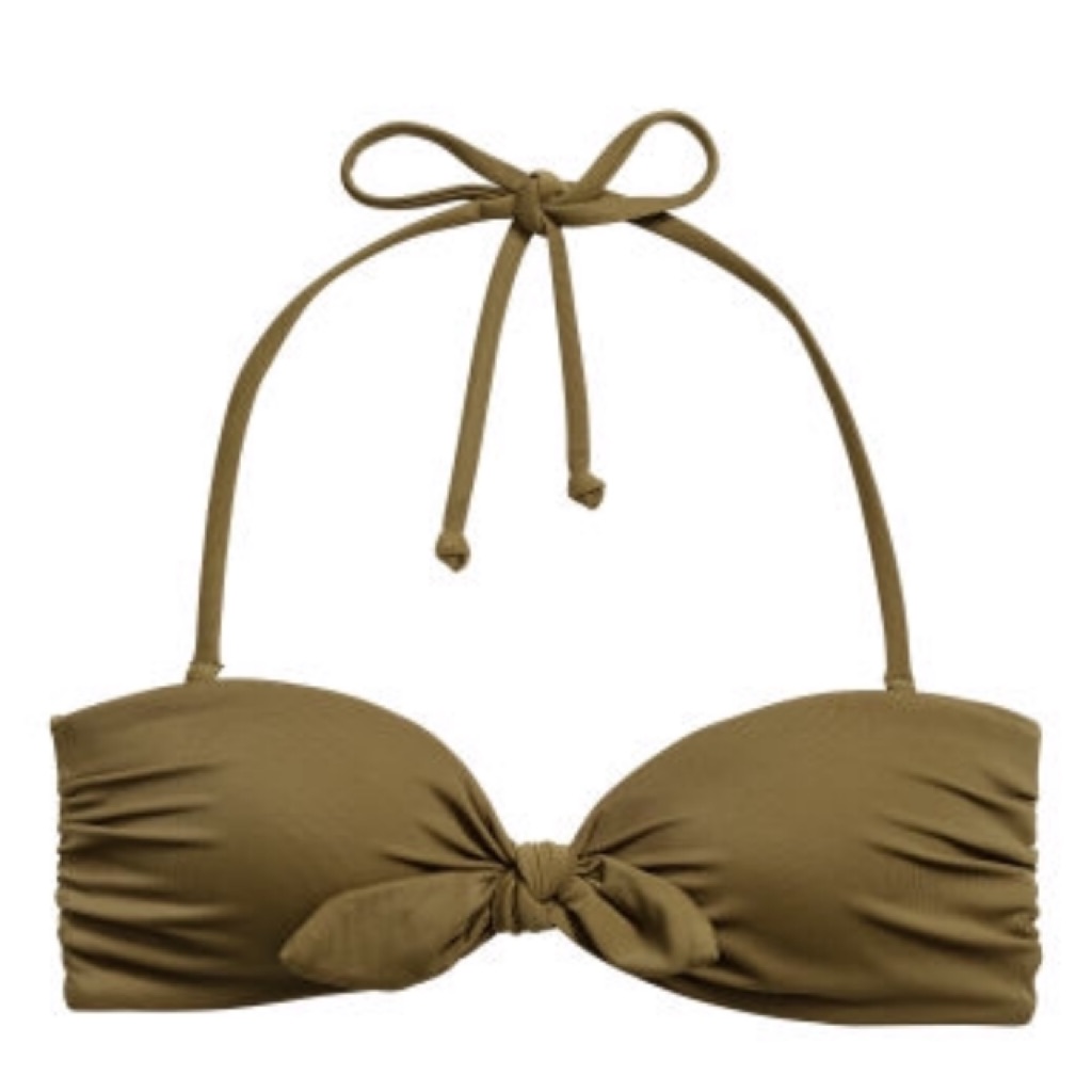 h&m bandeau bikini top