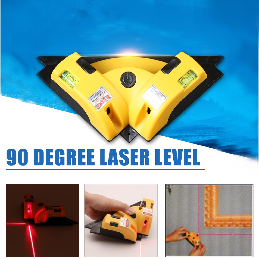 Right Angle 90 Degree Square Laser Level Vertical Horizontal Laser Line Level
